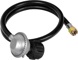 SHINESTAR 3FT Gas Grill Regulator and Hose, Propane Regulator Replacement Part for Camp Chef Griddle & Stove and Blackstone Griddle, with 3/8" Female Flare Nut, Low Pressure