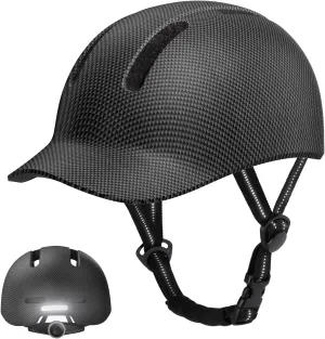 Shinmax Adult Bike Helmet for Men & Women - Lightweight Adjustable Baseball Cap Style Cycling Helmet with Reflective Strip, Perfect for Urban Commuter & Road Biking
