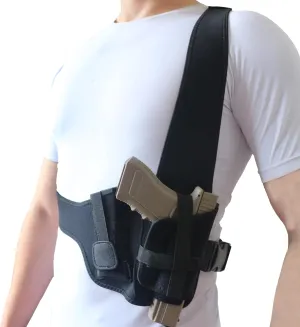 Shoulder Holster for Concealed Carry, Gun Holster for Men, Chest Holsters for Pistols, Breathable 3-Point Design, Adjustable 35"-45", Fits Glock 19, Sig P365, M&P Shield, 1911 (Right Hand)