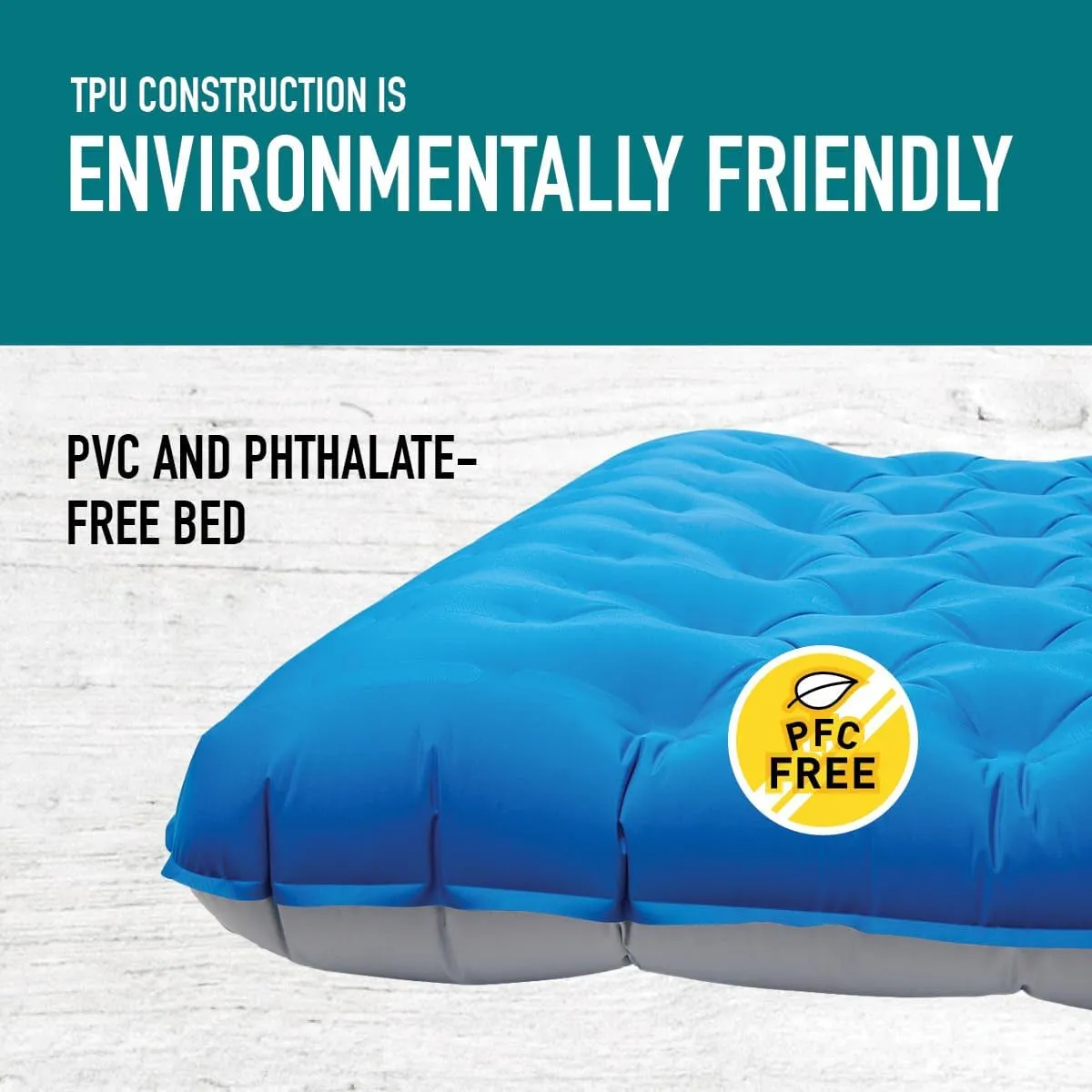 Sierra Designs Queen & Single Camping Air Bed Mattress for Car Camping, Trave, and Camp (Pump Included)