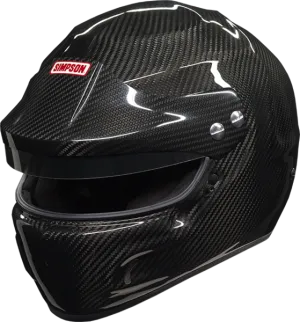 SIMPSON PEAK VISOR FOR DEVIL RAY HELMETCarbon Fiber - Fits L-XXL Simpson Devil Ray helmets