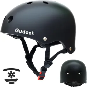 Skateboard Bicycle Helmet - Adult/Youth/Kids Skate Helmets for Multi-Sports Cycling Roller Skate Inline Skating BMX Commuting Adjustable Bike Helmet
