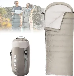 Sleeping Bag for Adults 300g/600g Fill Down Sleeping Bag Cold Weather Ultralight Sleeping Bag with Compression Sack Can be Used as a Down Blanket Duvet,for Backpacking,Camping,Hiking,600gDownFilling