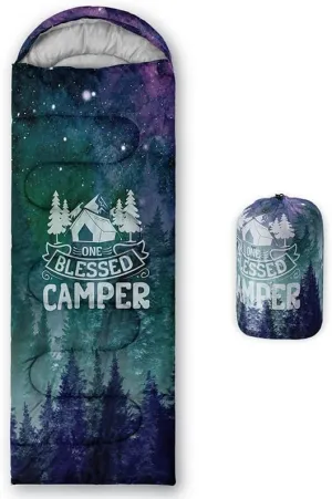 Sleeping Bag for Adults Kids,Green Mountain Camp Van-Lightweight Warm Portable Outdoor Indoor-Waterproof Cold Weather Resistant Sleeping Bag for Camping Hiking