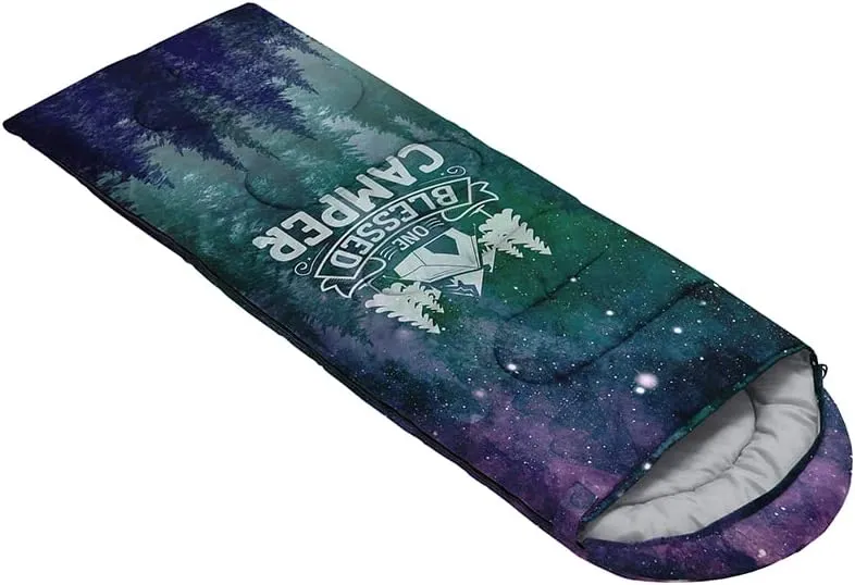 Sleeping Bag for Adults Kids,Green Mountain Camp Van-Lightweight Warm Portable Outdoor Indoor-Waterproof Cold Weather Resistant Sleeping Bag for Camping Hiking