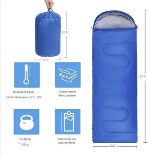 Sleeping Bag for Outdoor Camping Hollow Cotton Envelope Type for Tent Camping Office Lunch Break Quilt