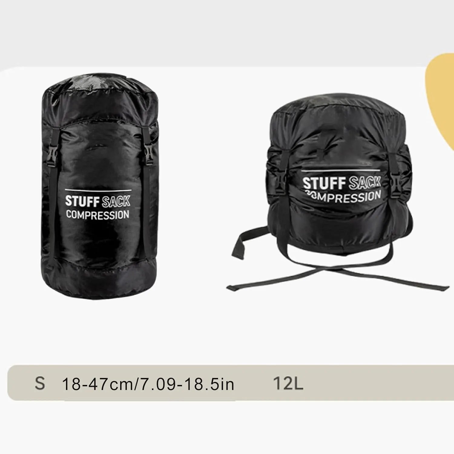 Sleeping Bag Stuff Sack | Waterproof Compression Sack - Lightweight Breathable Reusable Outdoor Gear for Hiking Supplies Camping Travel