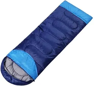 Sleeping Bags for Adults 3 Seasons Camping–Large Warm Lightweight Envelope Sleeping Bags with Compression Sack Ideal Gear for Hiking Backpacking (Dark Blue)