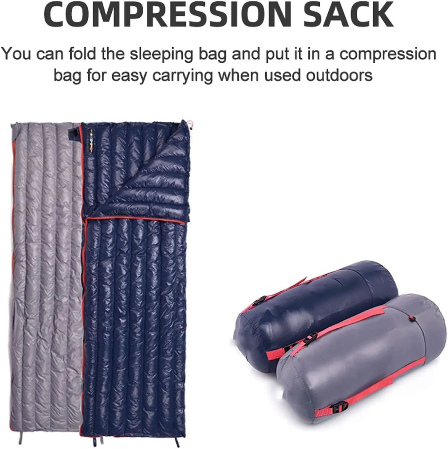 Sleeping Bags Ultralight Sleeping Bag Down Waterproof Portable Lazy Bag Storage Compression Slumber Travel Sundries Bag