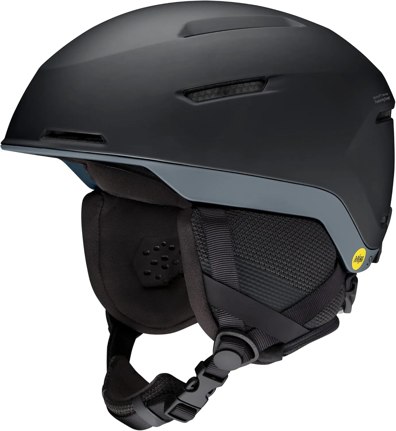 Smith Optics Altus MIPS Unisex Snow Helmet - Matte Black/Charcoal, Large
