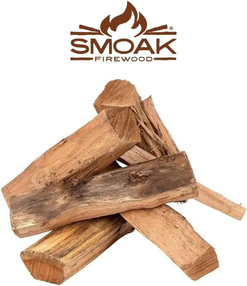 Smoak Firewood’s 16inch Length Premium Cooking Wood & Firewood Logs – Used for Grills, Smokers, Pizza ovens, stoves, firepits or fireplaces – USDA Certified Kiln Dried (Maple – 60-70lbs 16inch Wood)