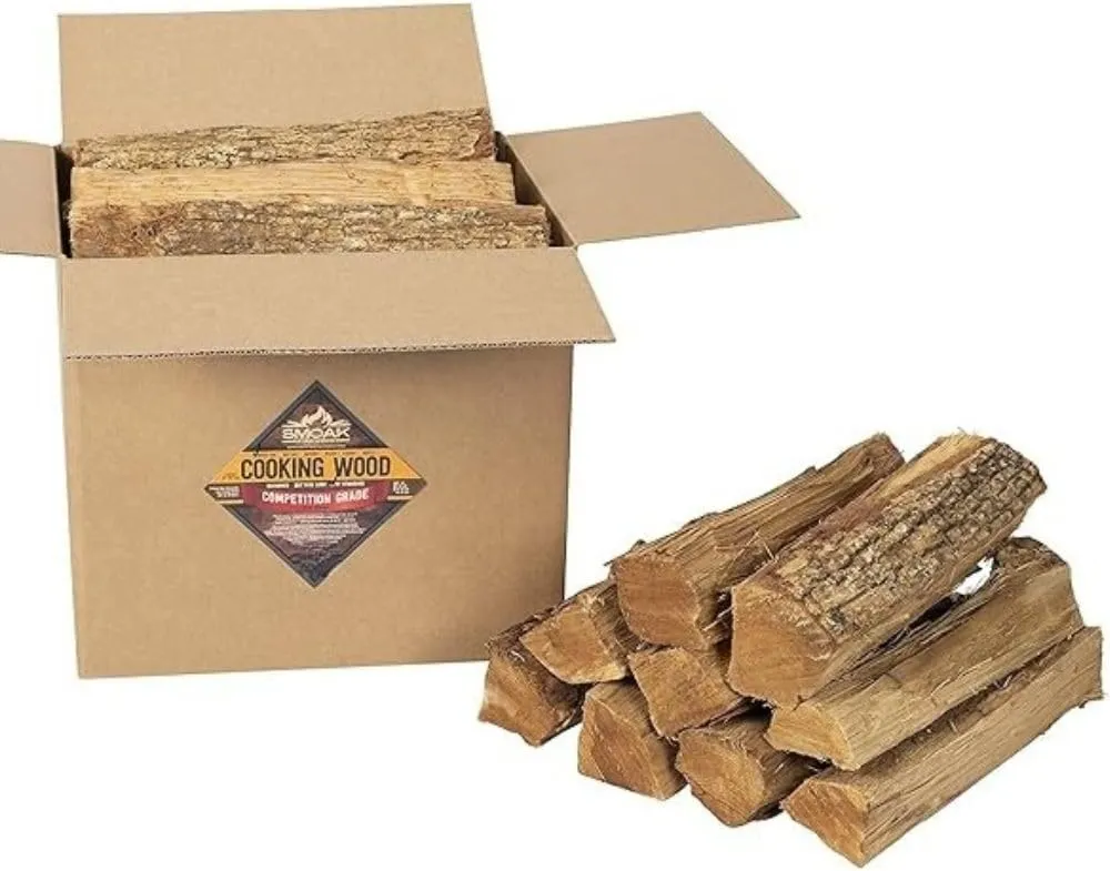 Smoak Firewood’s 16inch Length Premium Cooking Wood & Firewood Logs – Used for Grills, Smokers, Pizza ovens, stoves, firepits or fireplaces – USDA Certified Kiln Dried (Maple – 60-70lbs 16inch Wood)