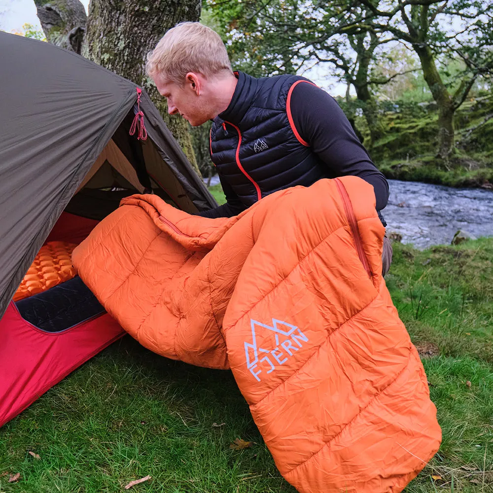 Snarka 240 Sleeping Bag (Burnt Orange/Storm Grey)