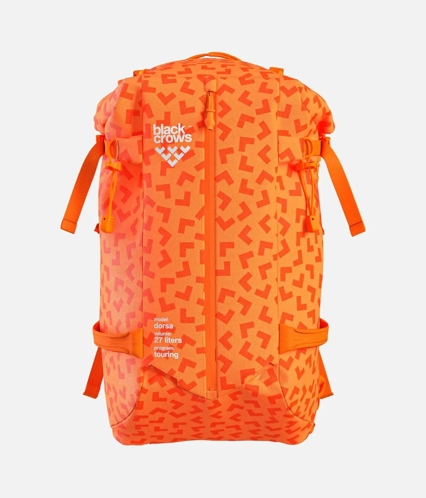Snow Bag Mountaineering DORSA 27L Orange - Black Crows