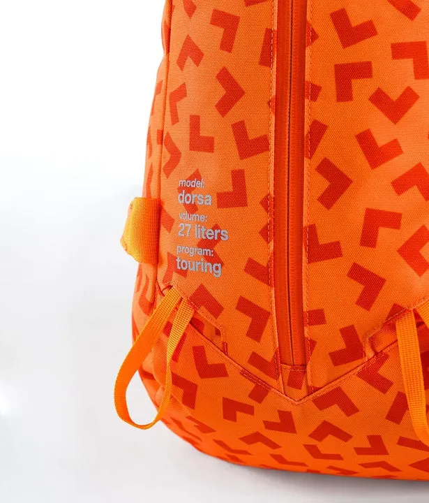 Snow Bag Mountaineering DORSA 27L Orange - Black Crows