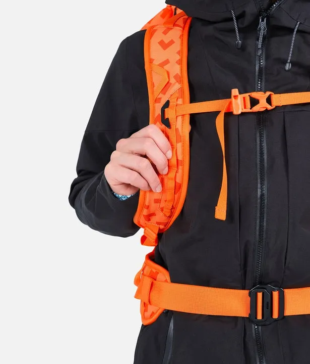 Snow Bag Mountaineering DORSA 27L Orange - Black Crows