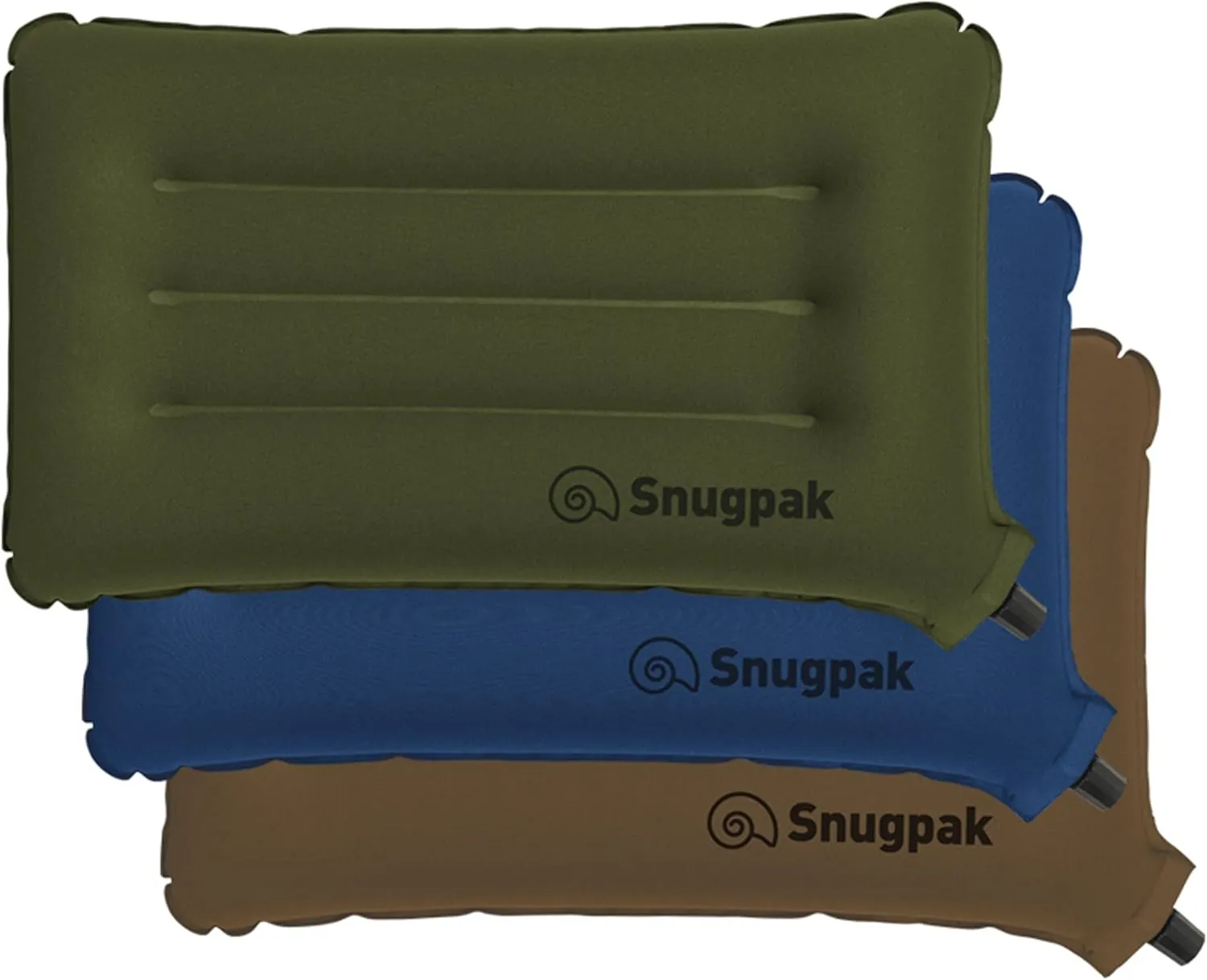 Snugpak Basecamp Ops Air Pillow, Inflatable Compact Travel Pillow, Navy , 18x10x3