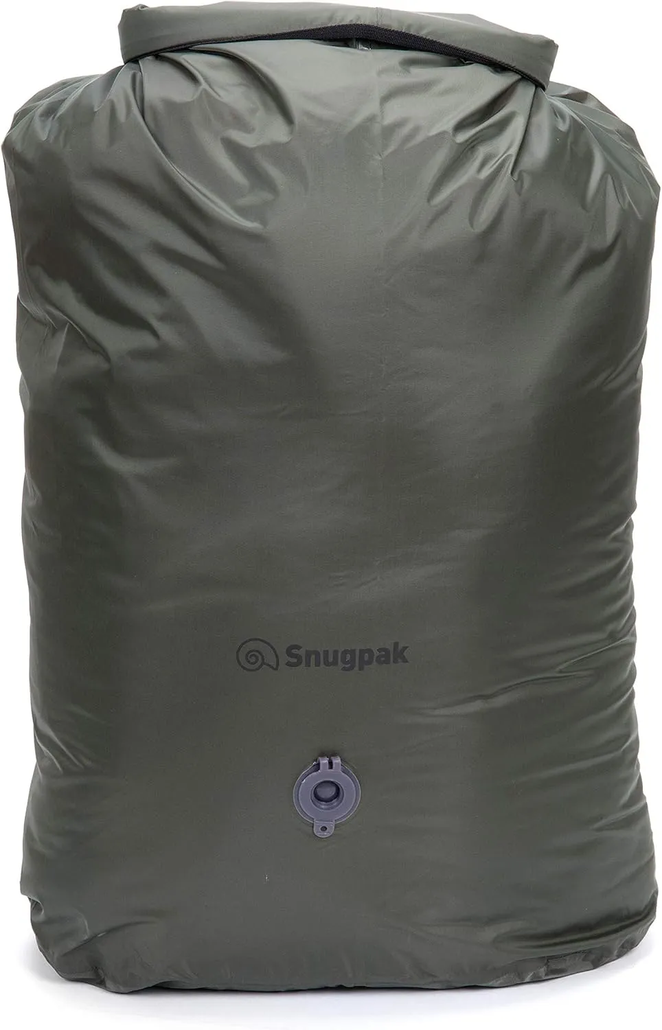 Snugpak Dri-Sak with Air Valve, Waterproof Storage Bag with Roll and Clip Seal, 40 Liter, Olive