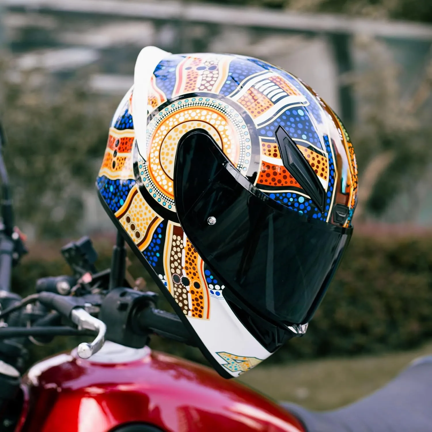 Soman K1 Helmet Visor Replacement, K5 Face Shield Compatible with K5 K1 K3SV (Upgrade,Deep Smoke)
