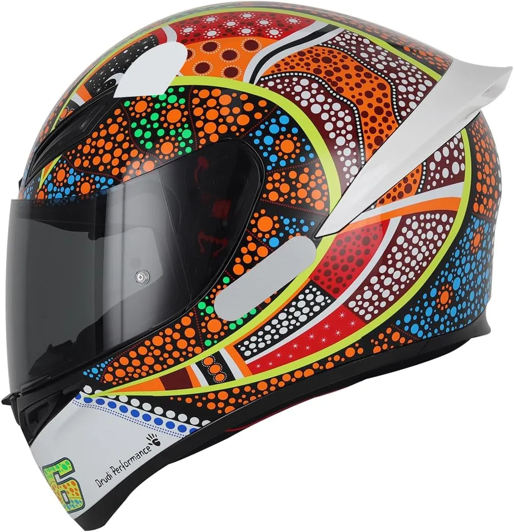 Soman K1 Helmet Visor Replacements, K1S Tinted Helmet Visor Compatible with K1 K1S K3SV K5 K5S UV Protection (Deep Smoke)
