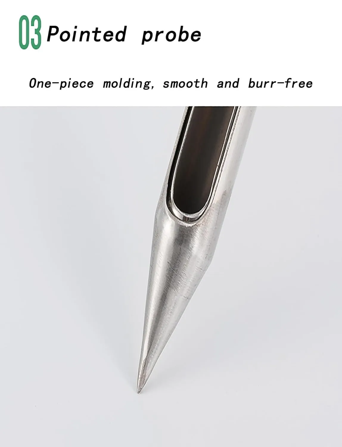 Stainless Steel Grains Powder Sampler Probe Rotary Handle Granule Solid Sack Bag Sampling Thief Double Tubes 3 Slots(3.8cm,L 200CM)