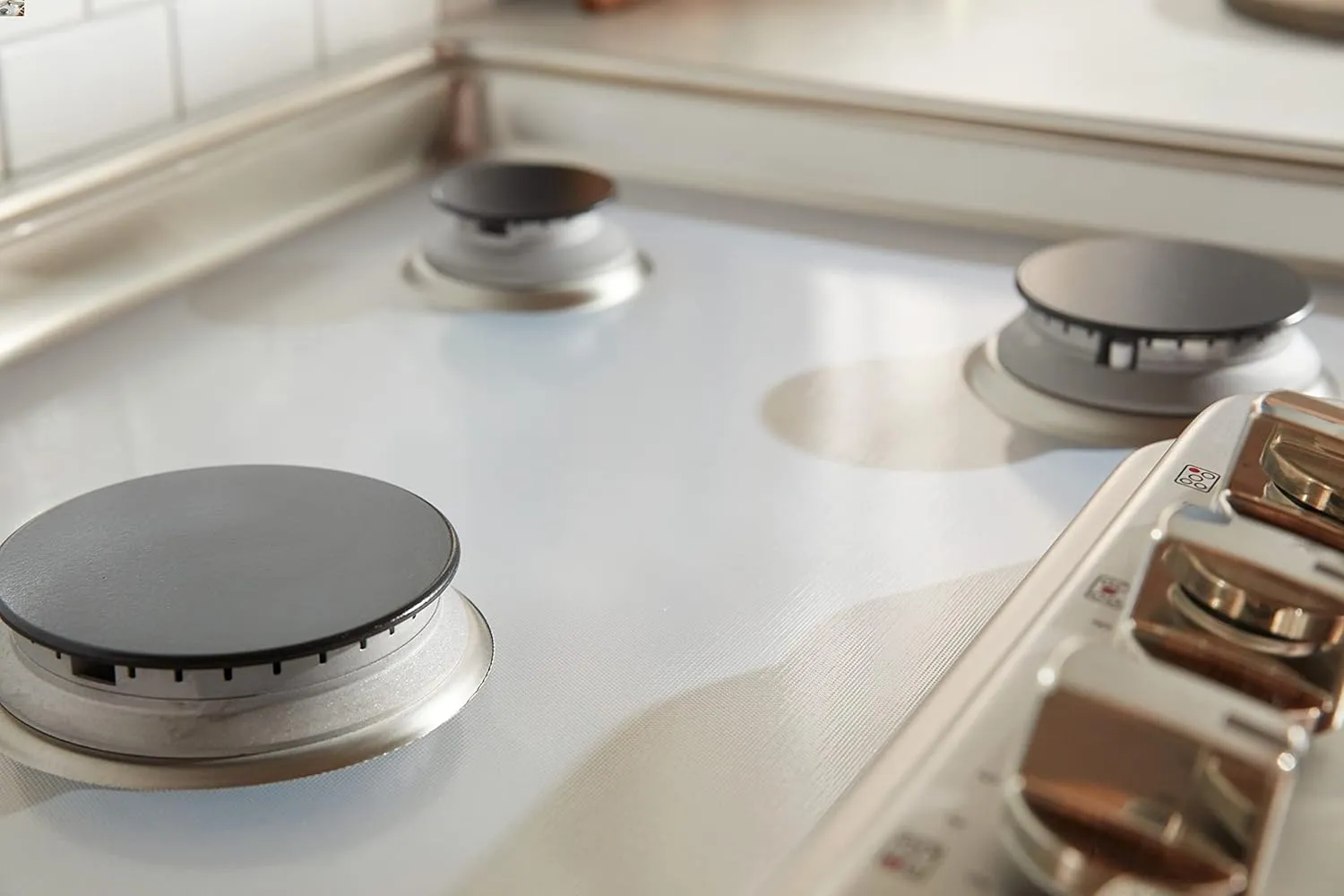 StoveGuard Model# SRT486G, USA-Made, Custom Designed & Precision Cut Stove Cover for Gas Stove Top, Lite Wolf Gas Range Stove Top Protector