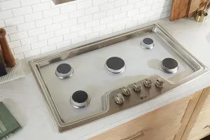 StoveGuard Model# SRT486G, USA-Made, Custom Designed & Precision Cut Stove Cover for Gas Stove Top, Lite Wolf Gas Range Stove Top Protector