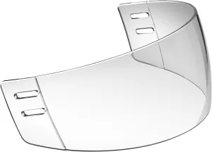 Straight Cut Hockey Helmet Clear Visor Vented Cut Anti Scratch Hockey Visor Inside Anti Fog Ice Hockey Helmet Shield Installation Clear Hockey Half Shield Visor