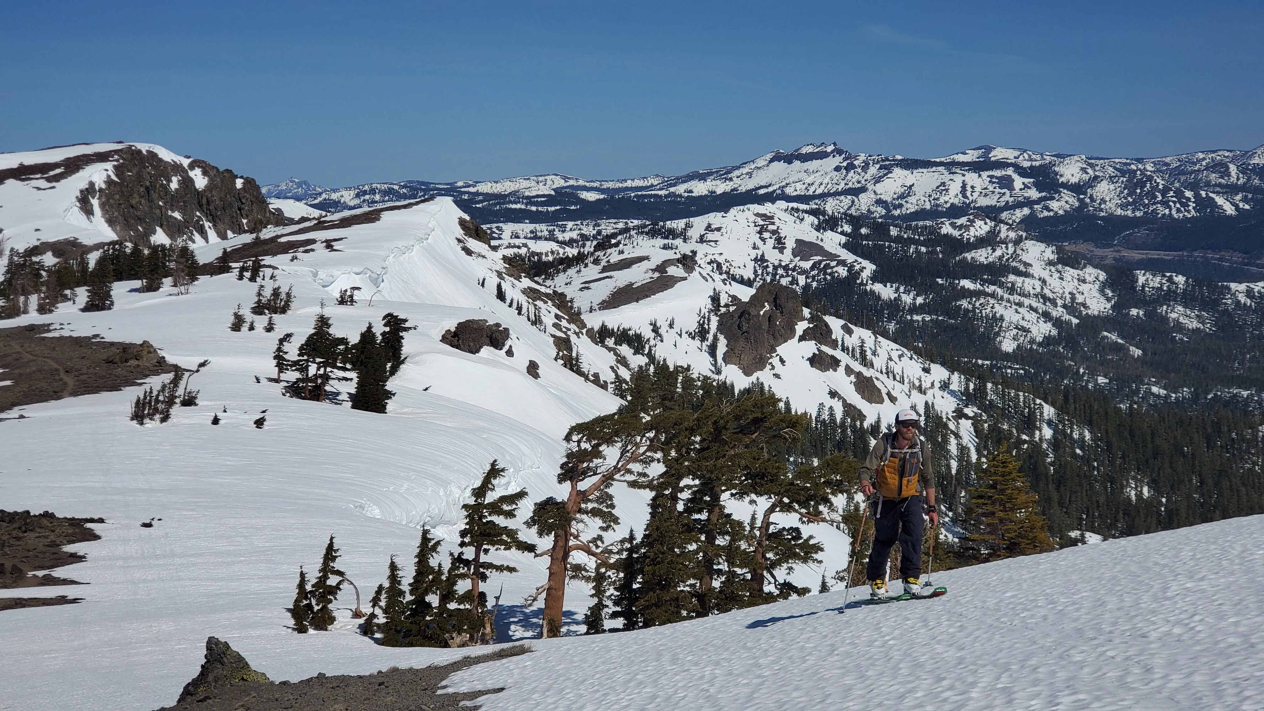 Sugar Bowl to Palisades Ski Tour