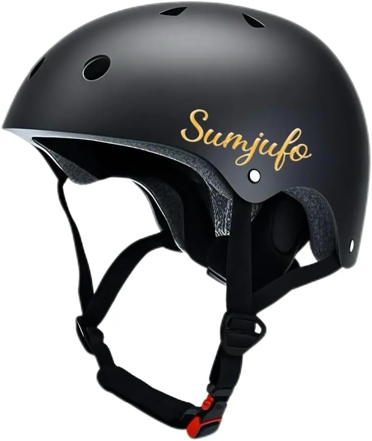 Sujumfo Bike Helmet for Adolescents Aged 8-14,Adjustable,Lightweight,Bicycle Helmet,Universal Helmet for Many Sports,Fit 51-56cm Head Circumference