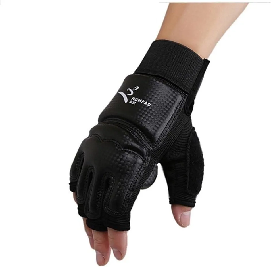 Taekwondo Gloves WTF Training Martial Arts Boxing Sparring TKD Punch Bag Mitts MMA Grappling Karate Fighting Half Finger Gloves
