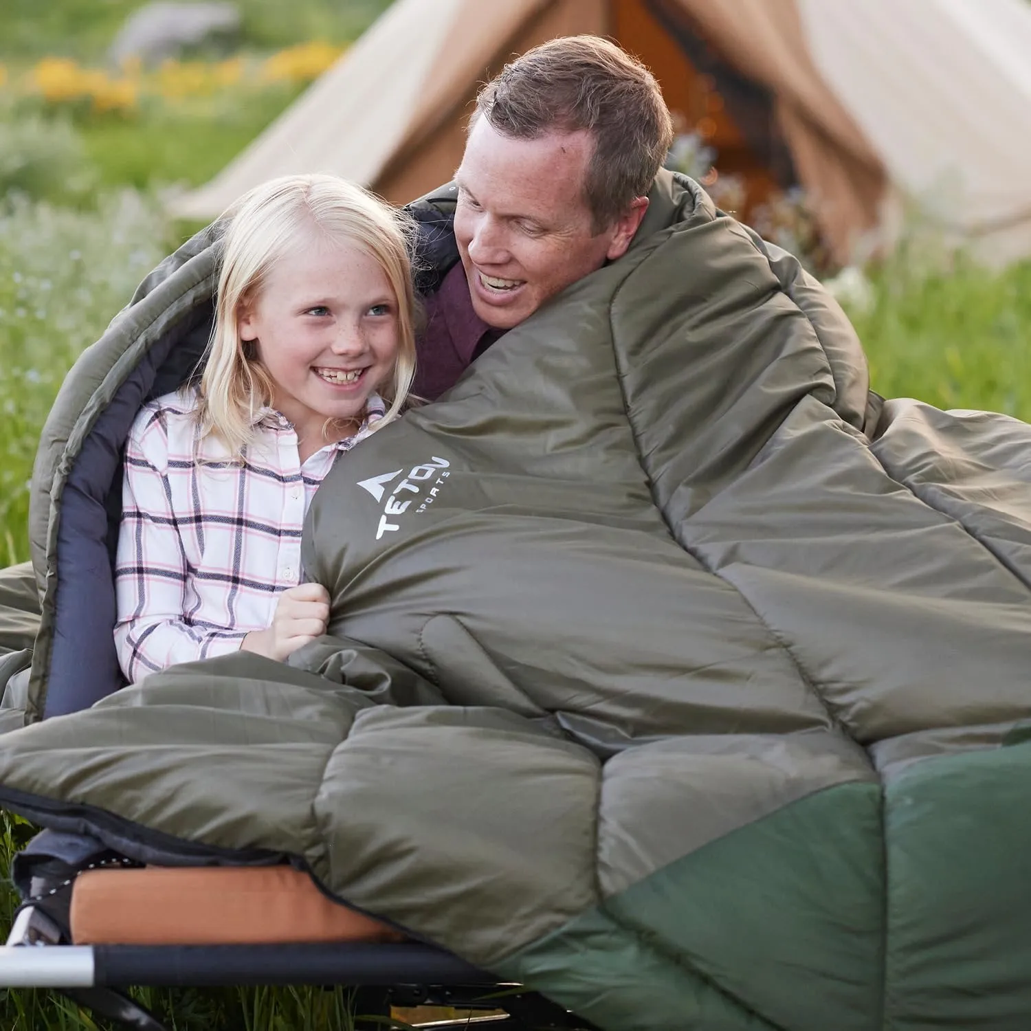 Teton Celsius XXL Sleeping Bag, Cold Weather Sleeping Bags for Adults and Kids, Camping Made Easy and Warm. Compression Sack Included, 35F, 25F, 0F, 20F Degree