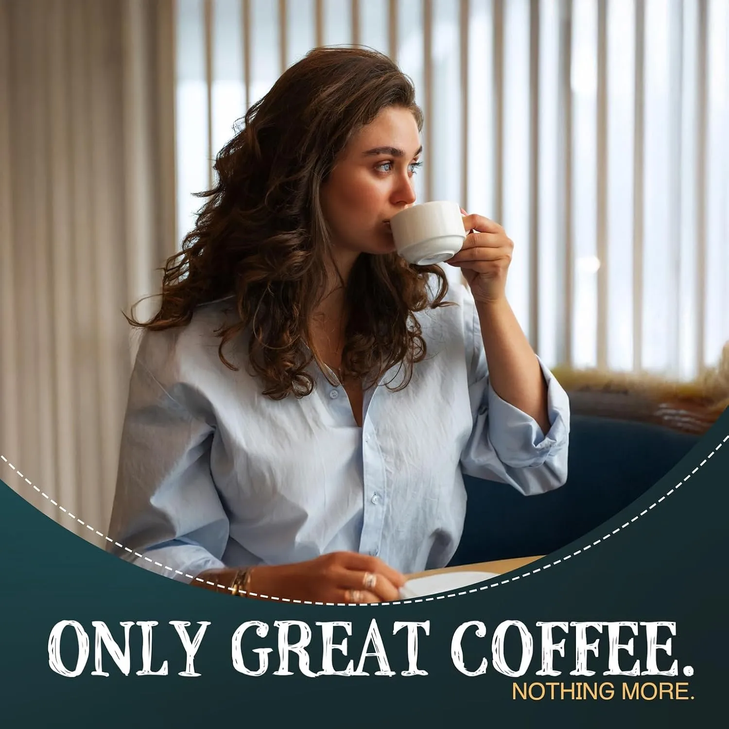 The Bean Organic Coffee Company South America, Medium Roast, Ground Coffee, 5-Pound Bag, Café molido tostado orgánico
