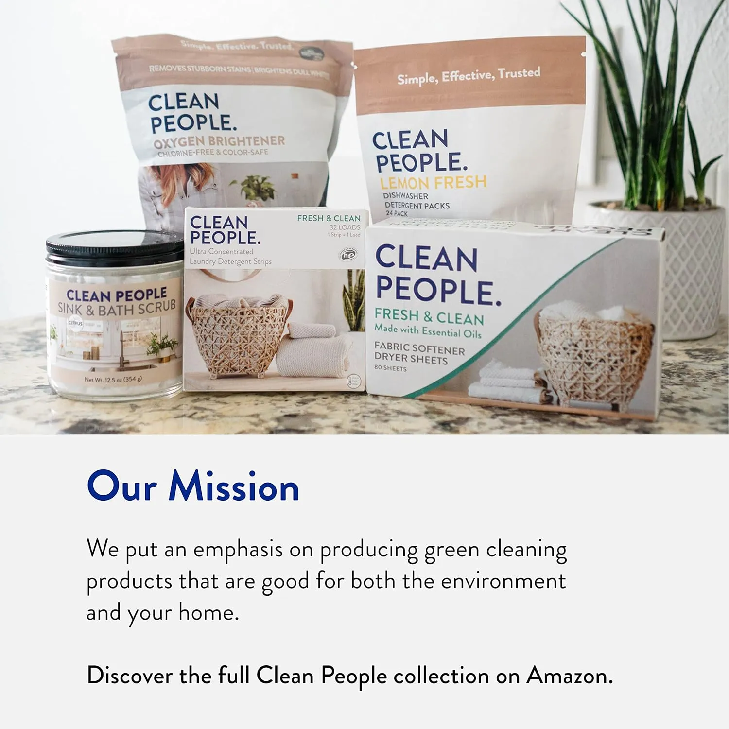 The Clean People Dishwasher Pods - Cuts Grease & Rinses Sparkling Clean - Residue-Free - Phosphate Free Dishwashing Pods - Lemon, 60 Pack