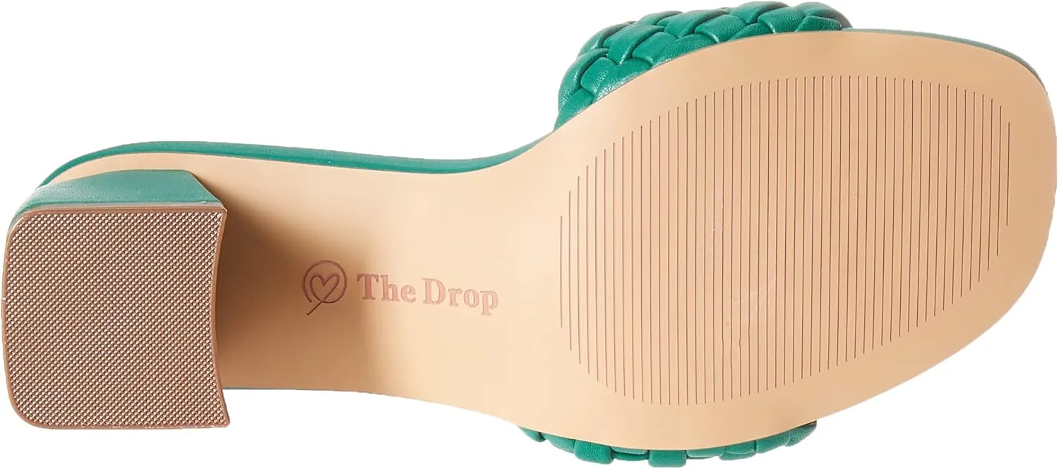 The Drop Women's Paisley Woven Square-Toe Block-Heel Sandal