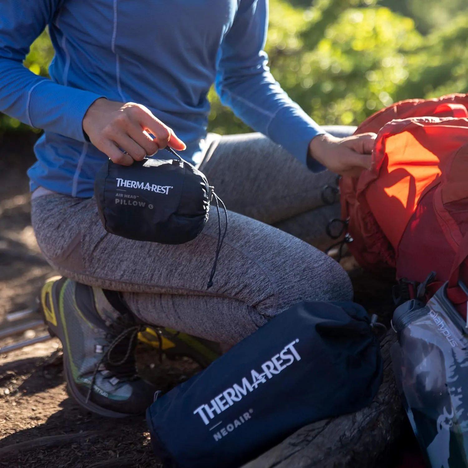 Therm-a-Rest Air Head Inflatable Camping and Travel Pillow