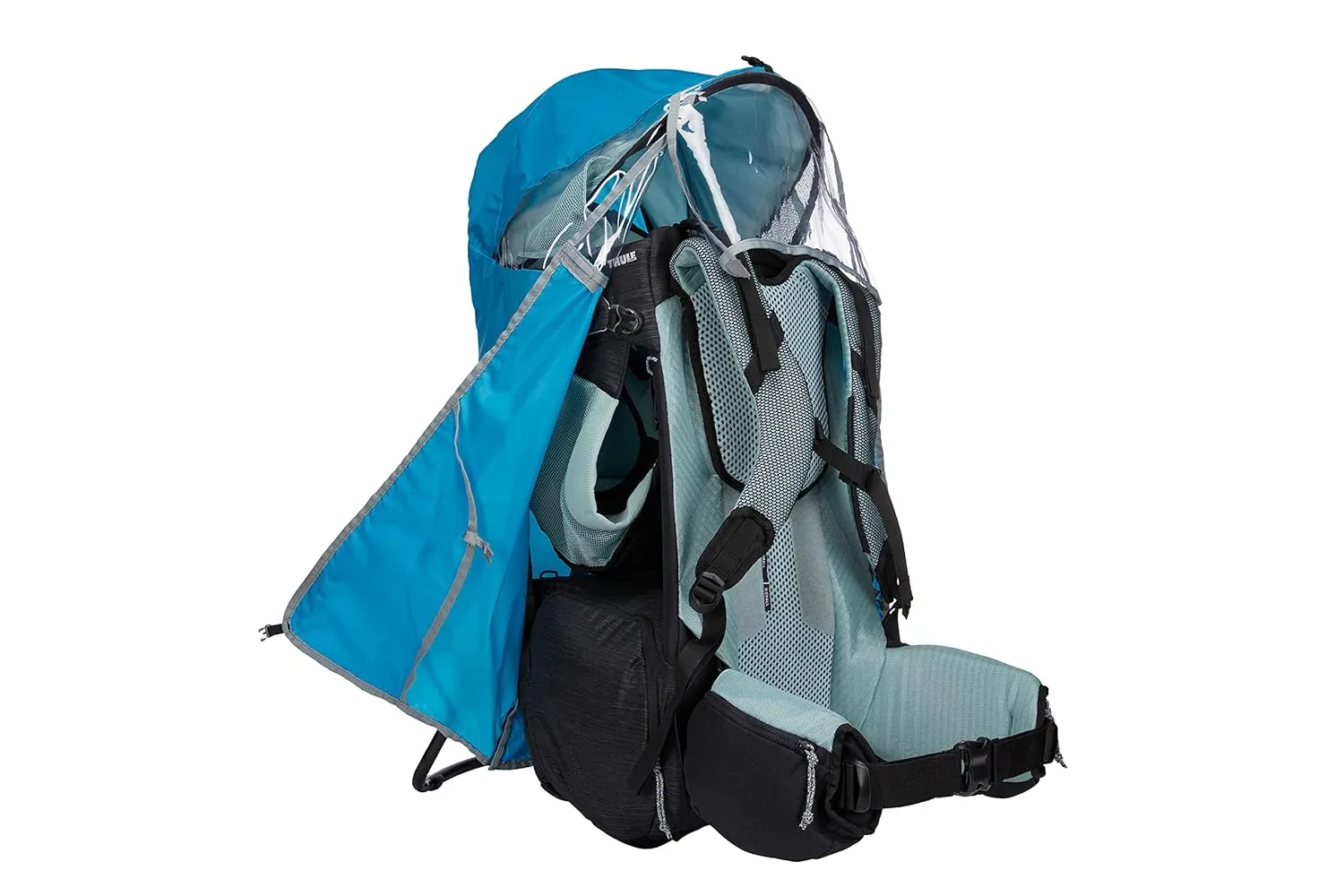 Thule Sapling Raincover accessory - Packable with included stuff sack - Side & front windows - Reflective accents - Fits all Thule Sapling models 2021-present