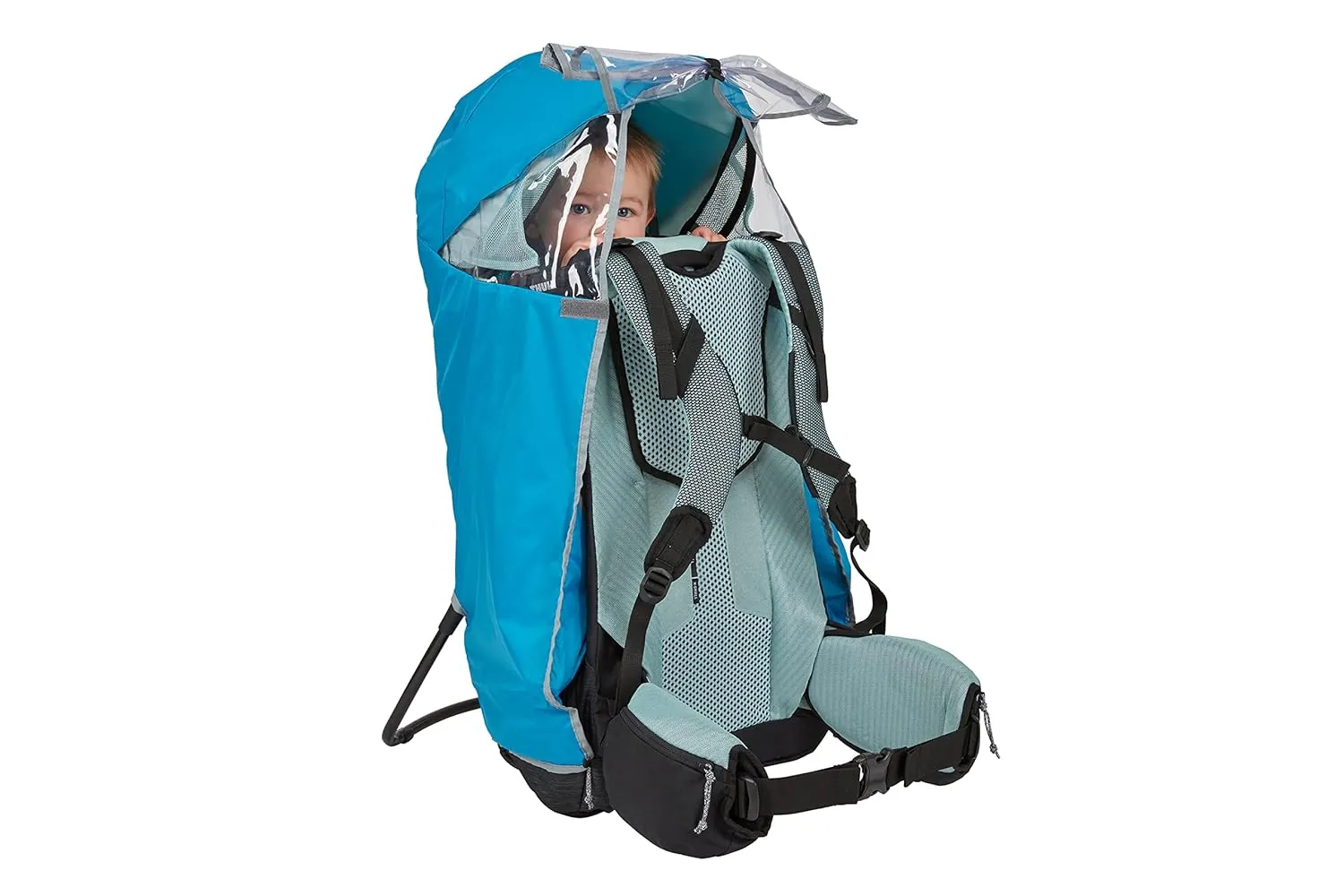 Thule Sapling Raincover accessory - Packable with included stuff sack - Side & front windows - Reflective accents - Fits all Thule Sapling models 2021-present