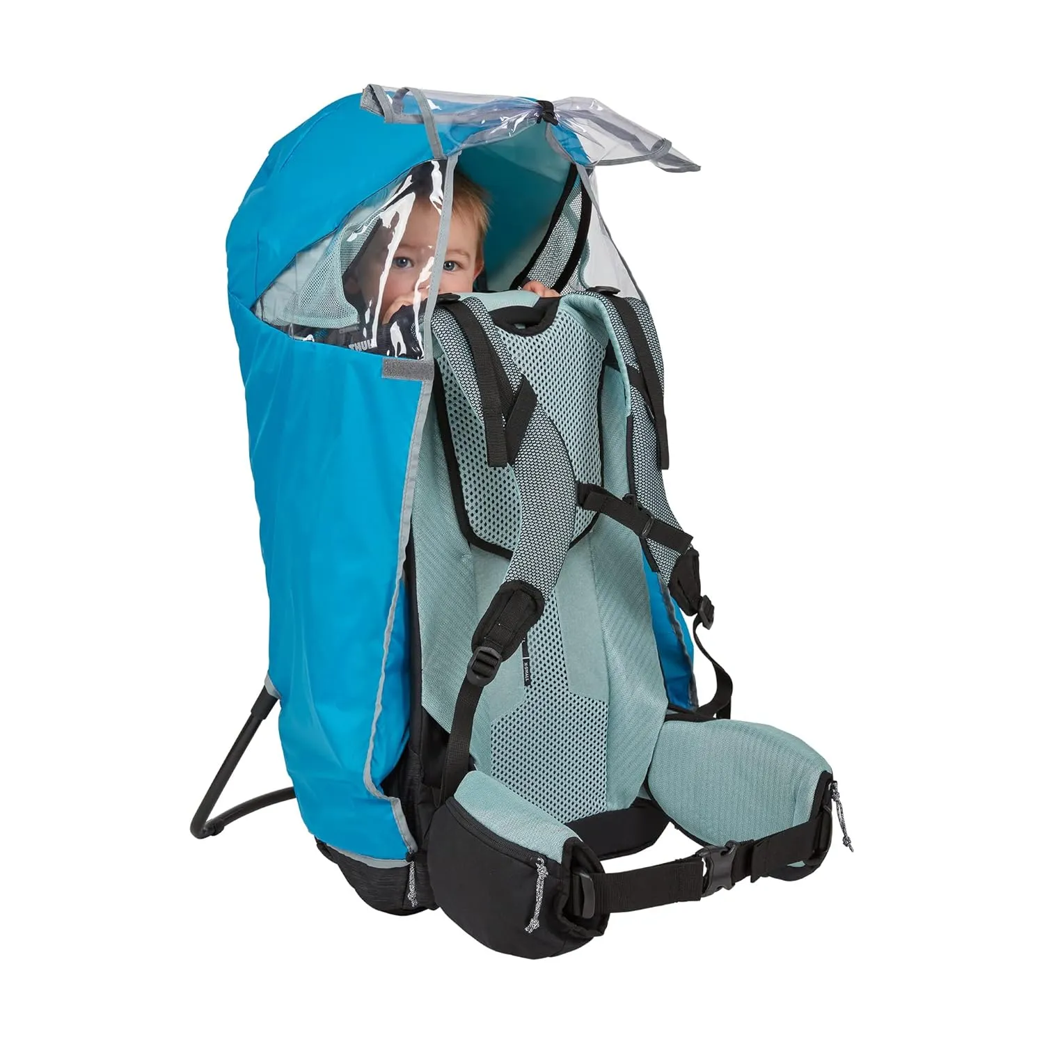 Thule Sapling Raincover accessory - Packable with included stuff sack - Side & front windows - Reflective accents - Fits all Thule Sapling models 2021-present