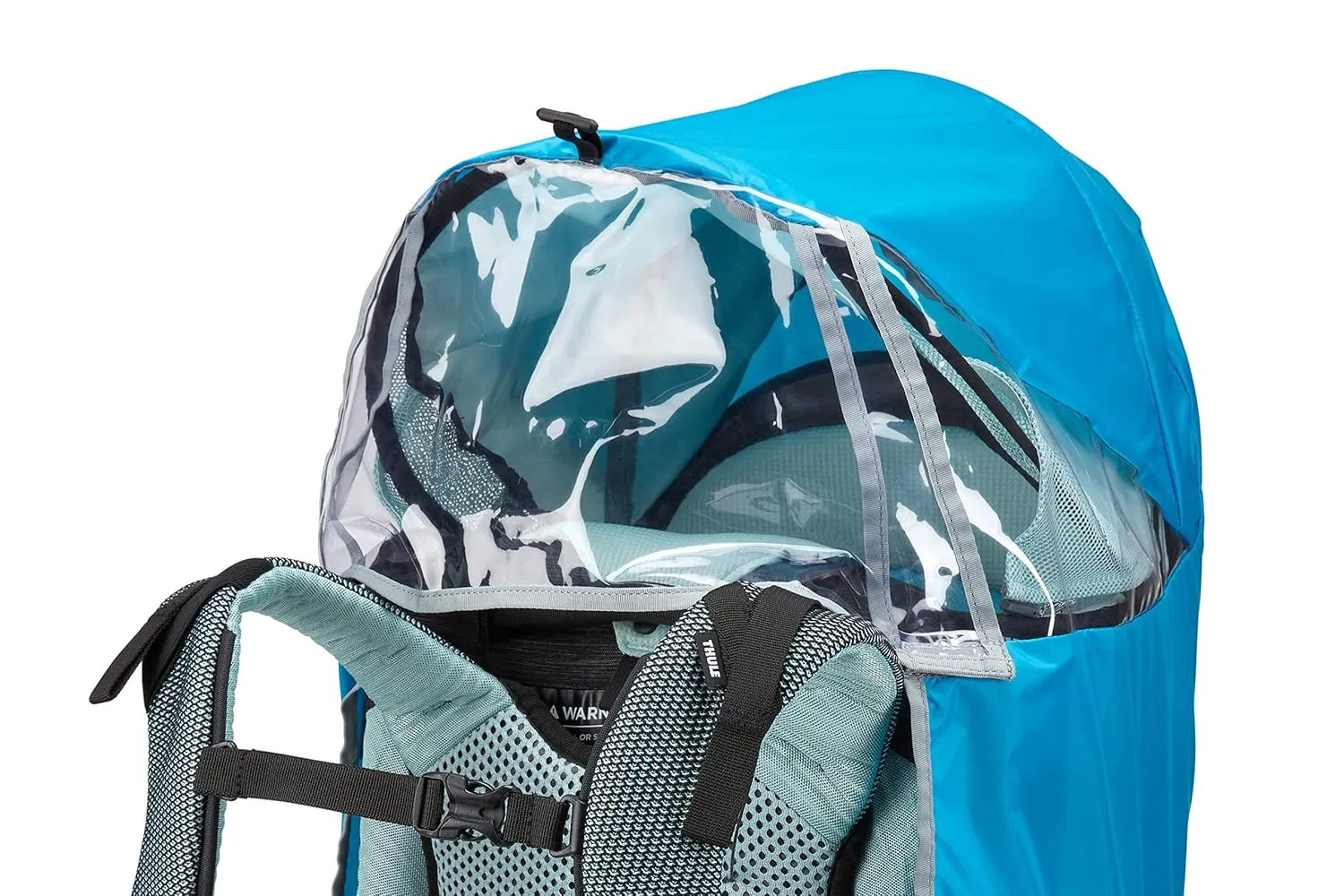 Thule Sapling Raincover accessory - Packable with included stuff sack - Side & front windows - Reflective accents - Fits all Thule Sapling models 2021-present
