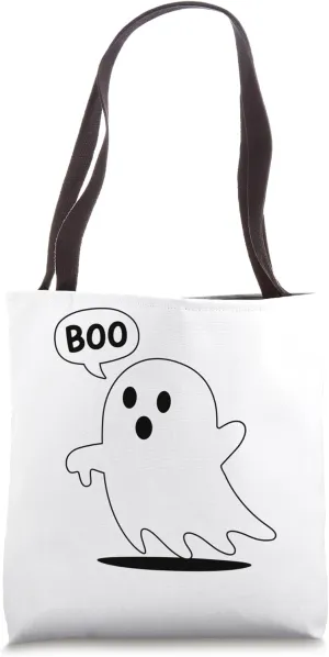 Thumbs Down Ghost Screaming Boo Disapproval Ghost halloween Tote Bag