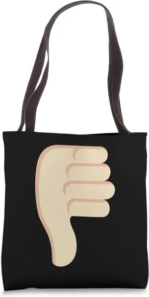 Thumbs Down Sign Thumbs Down Dislike Tote Bag