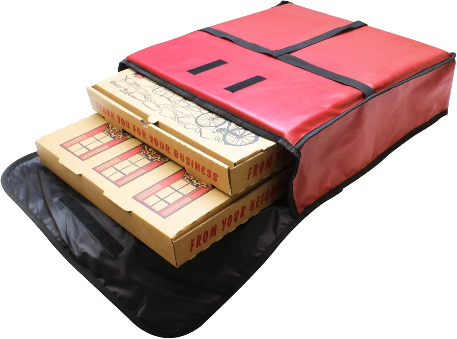 Thunder Group 18 x 18 Inch Pizza Bag holds 2 x 16 Inch Pizza