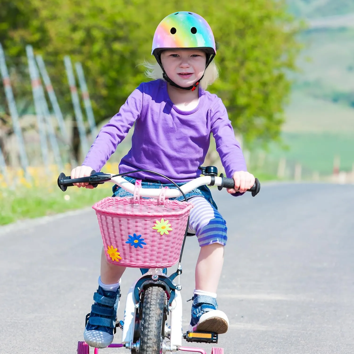 Toddler Helmet, Bienbee Kids Bike Helmet Skateboard Helmets for Bicycle Balance Bike Scooter for Girls Kids Age 3-5-8-14 Years