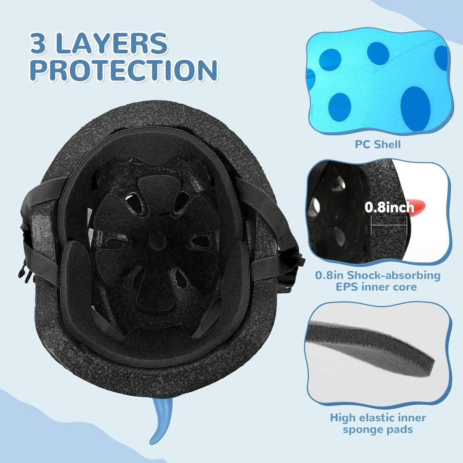 Toddler Helmets 2-4 Years, Lightweight Kids Bike Helmet for Year Boys Girls Multi-Sport Protection with 11 Vents, Child Toddler Bike Helmet for Bicycle Skateboard Scooter Roller