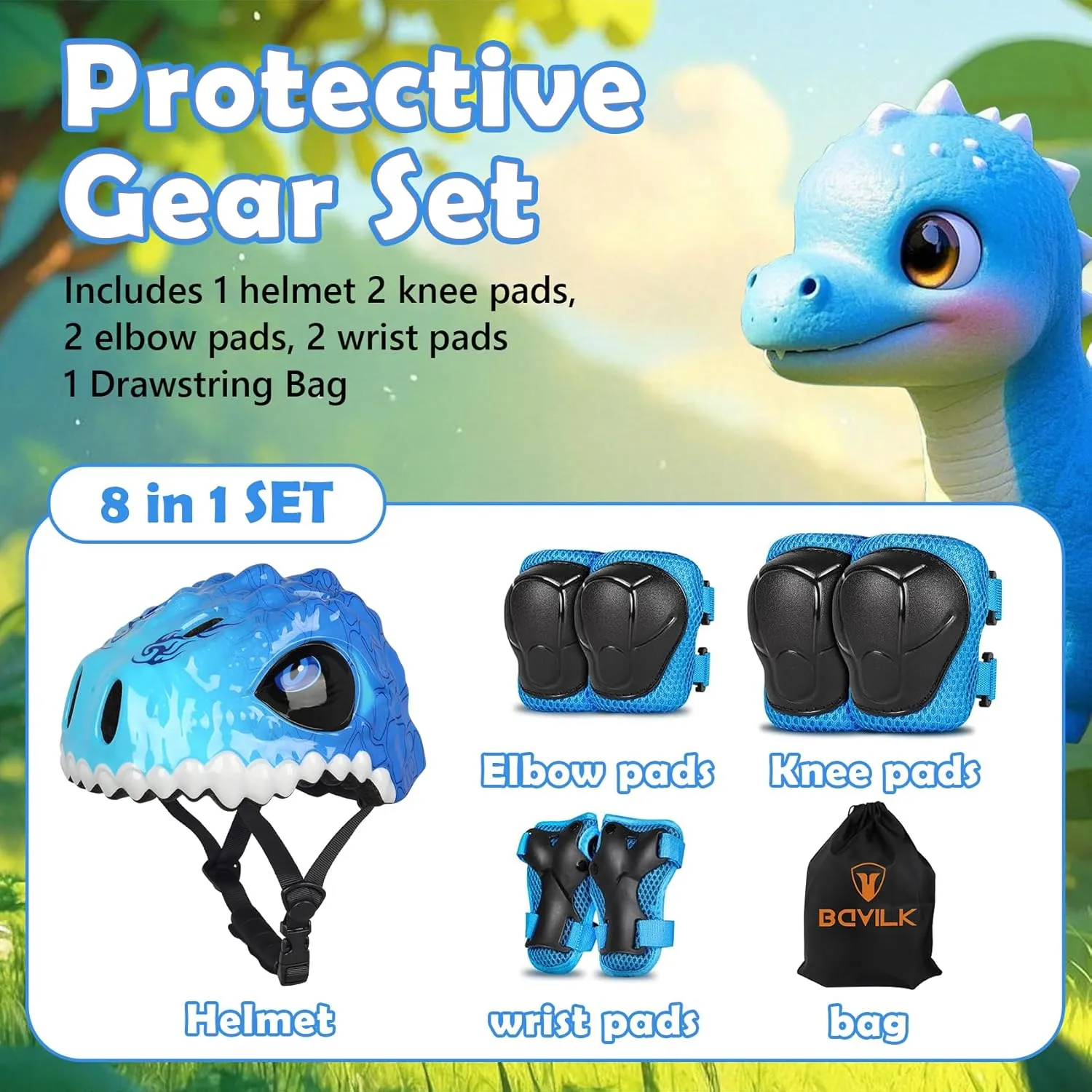 Toddler Kids Bike Helmet,3D Dinosaur Helmets for Boys Girls Infant/Baby to Children 1/2/3/4/5/6/7/8 Years Old Lightweight Adjustable Multi-Sports Bicycle Scooter Skateboard Skating Cycling