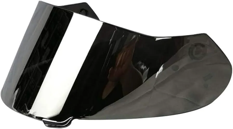 TORC T14B T14 Motorcycle Helmet Shield (Chrome Silver-One Size)