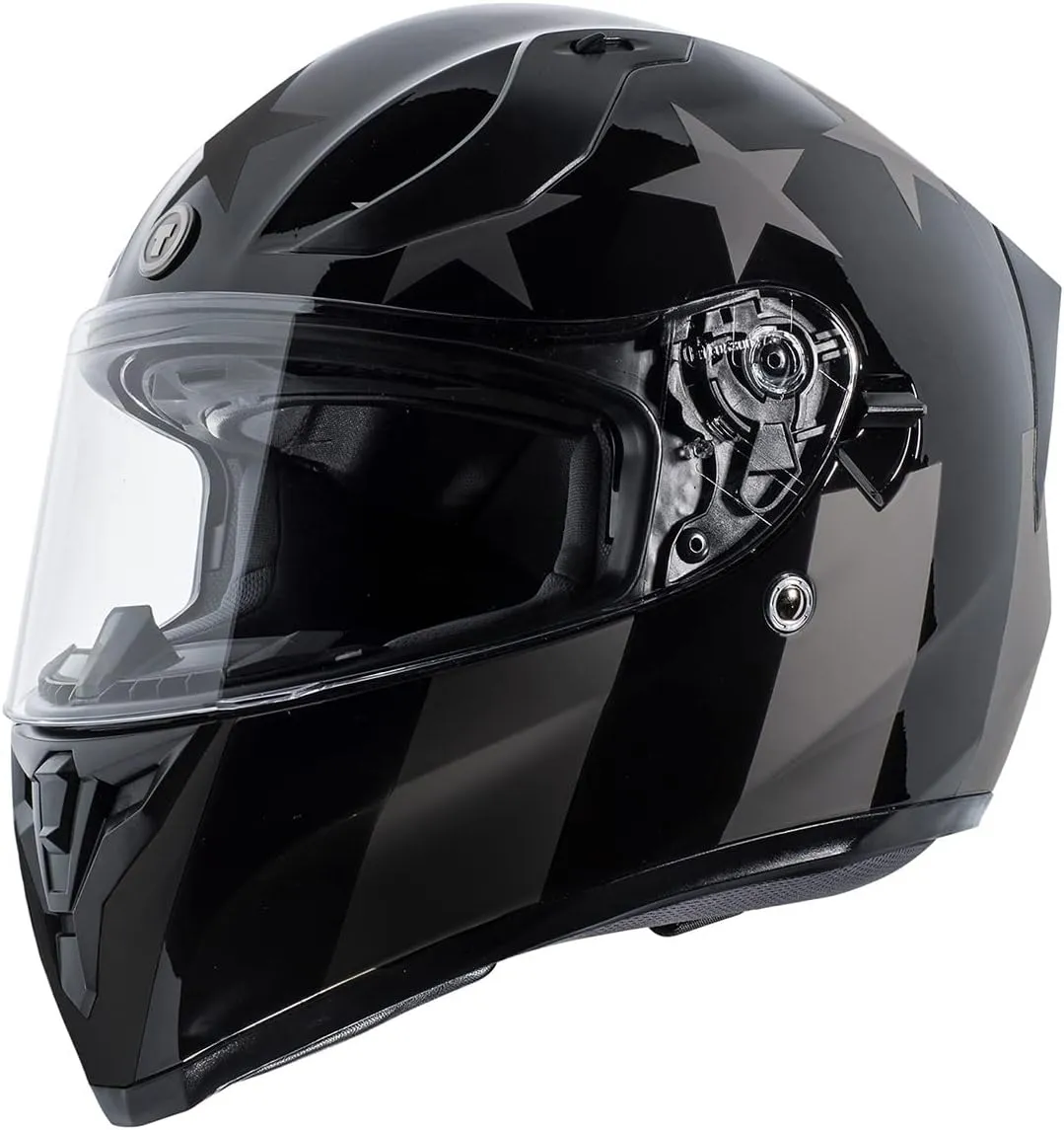 TORC T15 Unisex-adult full-face-helmet-style Motorcycle Helmet With Solid Color