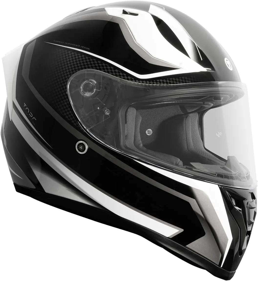 TORC T15 Unisex-adult full-face-helmet-style Motorcycle Helmet With Solid Color