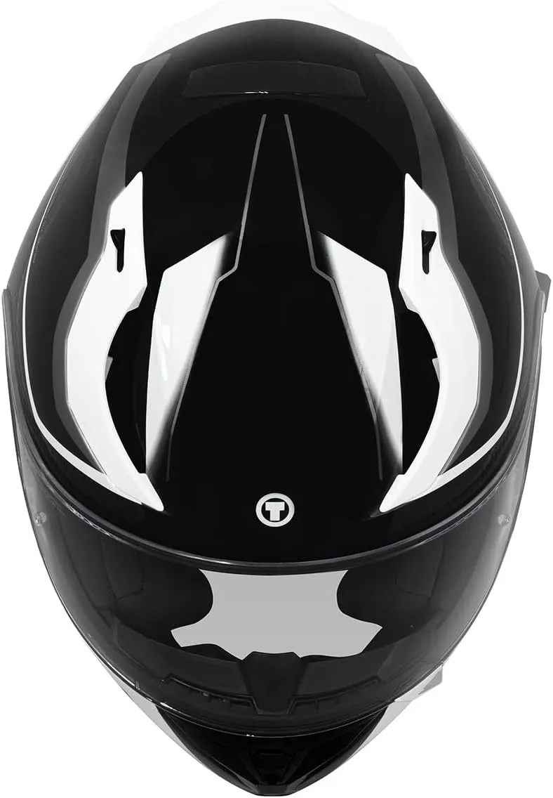 TORC T15 Unisex-adult full-face-helmet-style Motorcycle Helmet With Solid Color